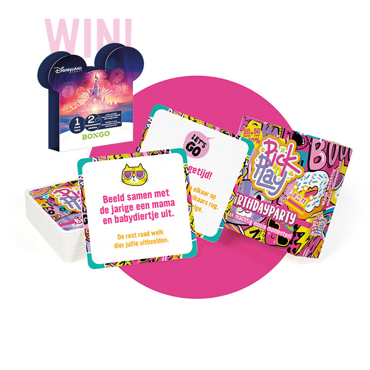 Pick 'n Play Birthdayparty Pink - 8 tot 11 jaar